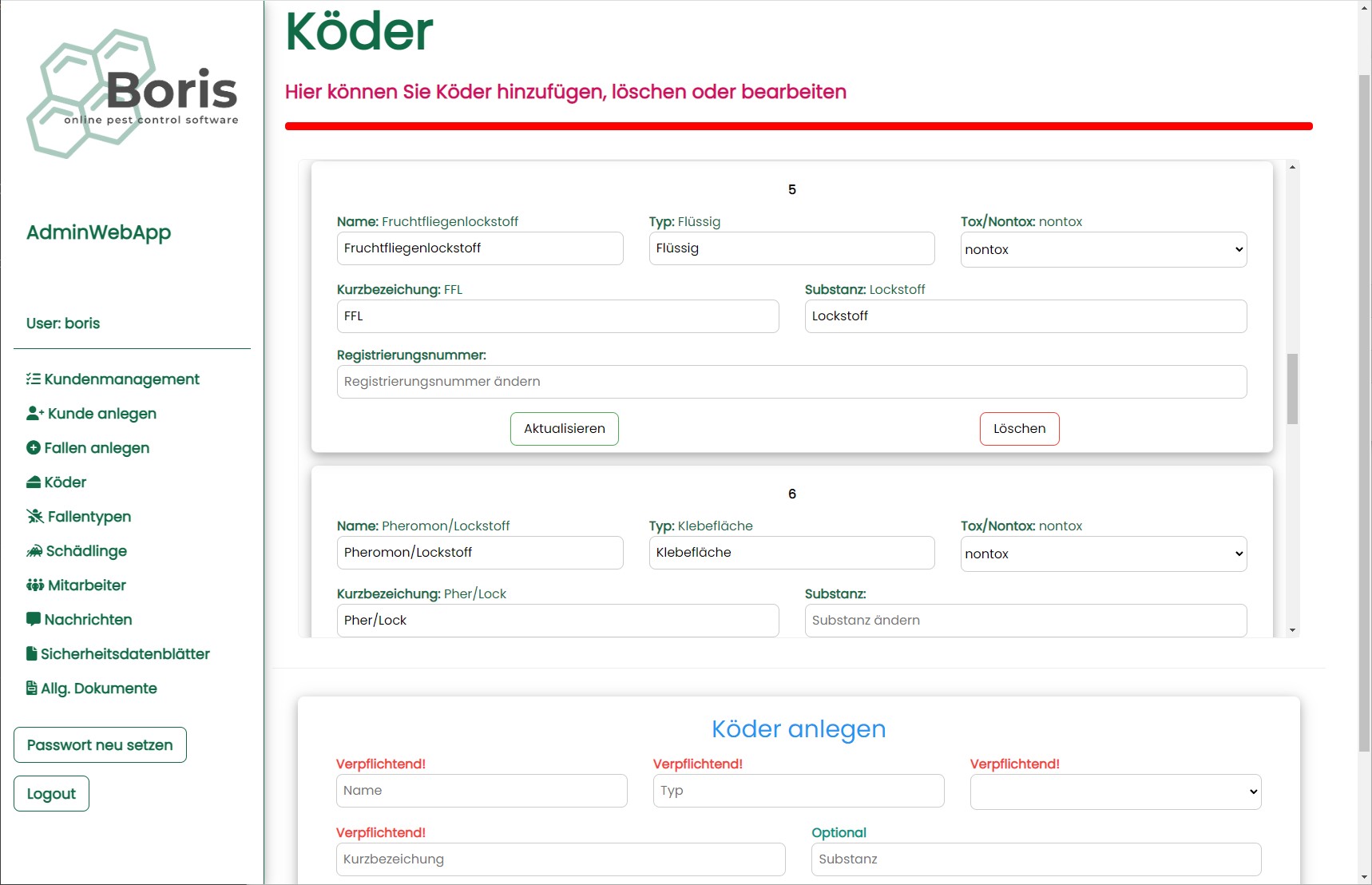 Köder Management